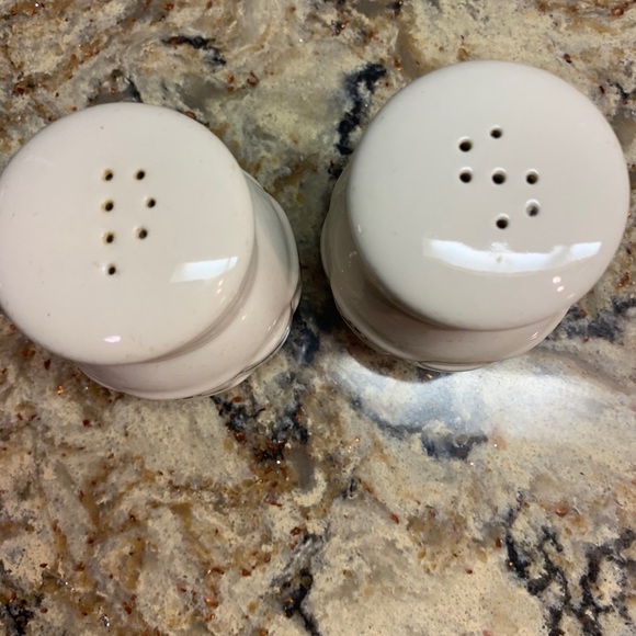 Longaberger Pottery Salt & Pepper Shakers - Picture 3 of 3